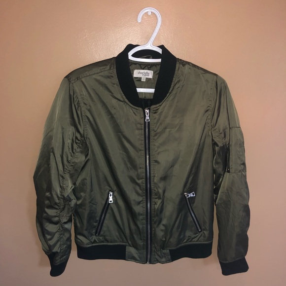 Charlotte Russe Jackets & Blazers - Green Bomber